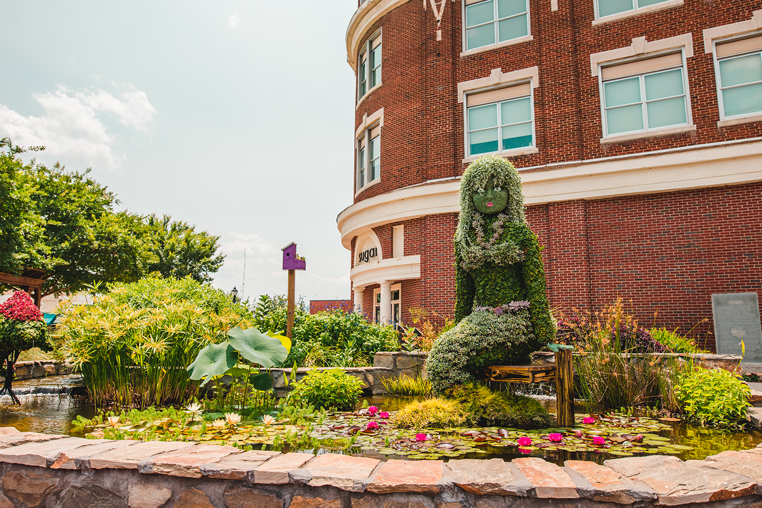 mermaid topiary